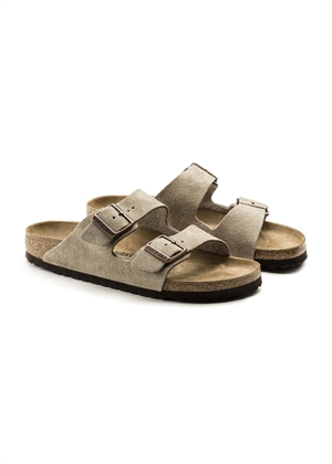 Arizona suede sandal Taupe Birkenstock